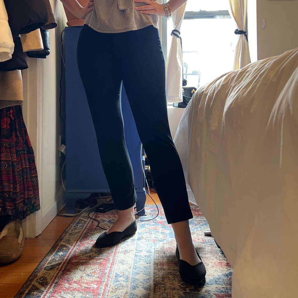 Banana Republic Sloan Curvy Fit Trousers in Black